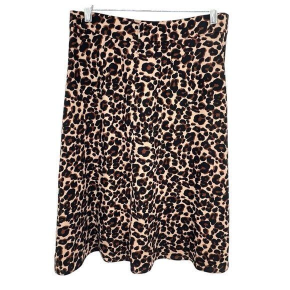 Loft‎ A-Line Skirt Women's Size 6 Animal Print Above Knee Lined Work Party - Picture 11 of 11